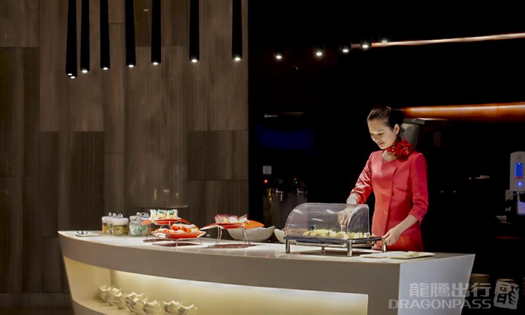 First Class Lounge — food & bar