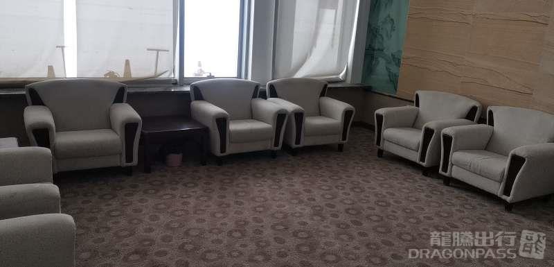 First and Business Class Lounge — food & bar
