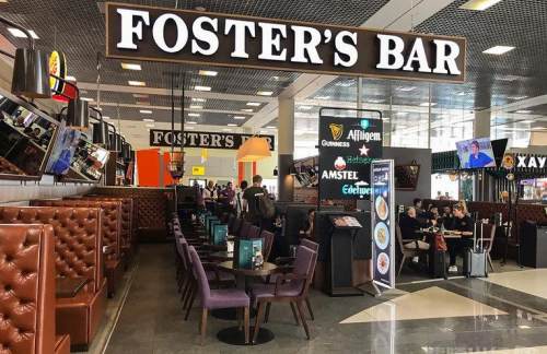 莫斯科多莫杰多沃国际机场Foster's bar